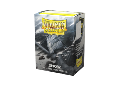 Dragon Shield Sleeves: Matte Dual Snow (Box of 100)